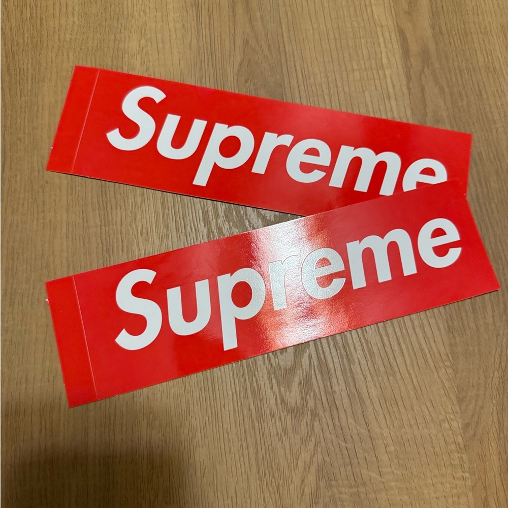 Supreme Bold Red Logo Stickers